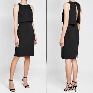 Open Back Black Dress